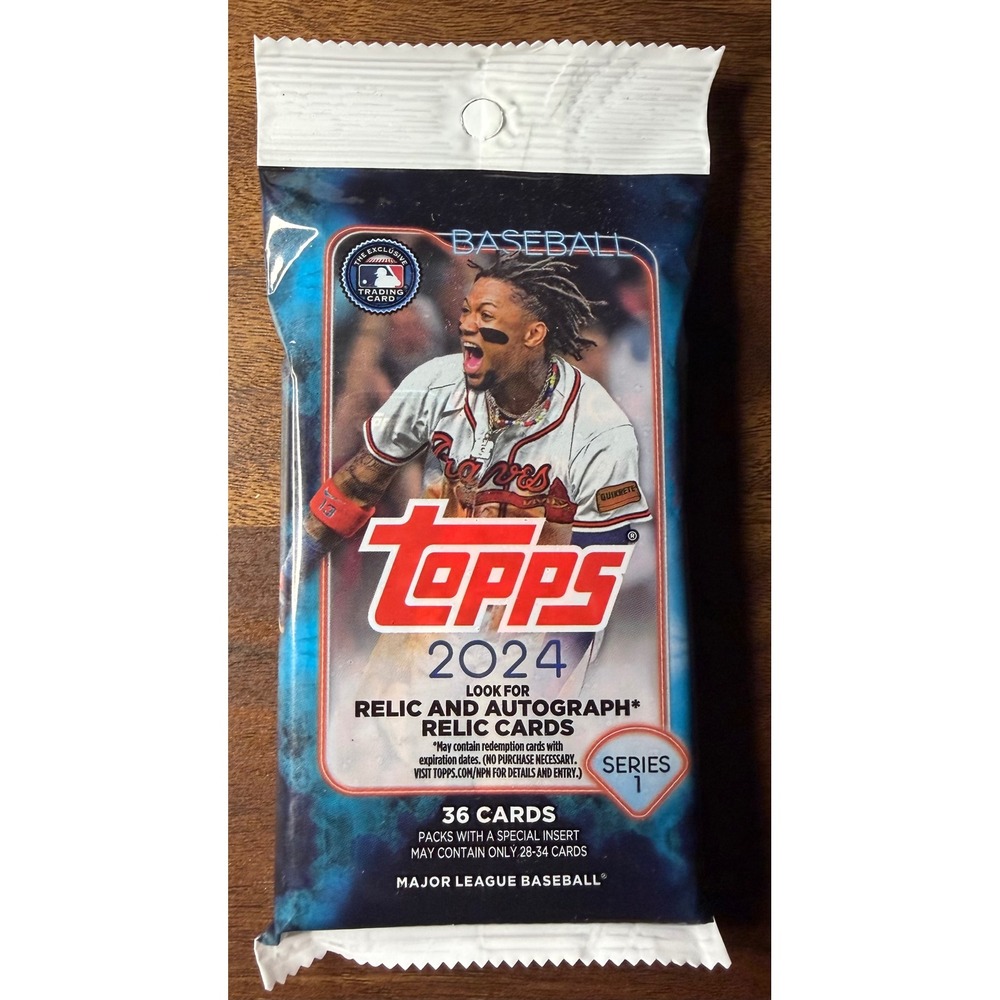2024 Topps Series 1 Baseball Fat Pack 36 Cards Ronald Acuna Jr Sealed MLB